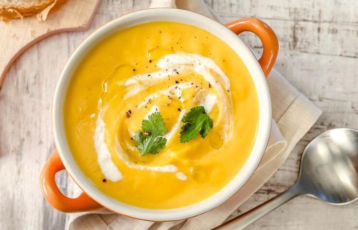 mashed vegetable soup to lose weight by 10 kg per month