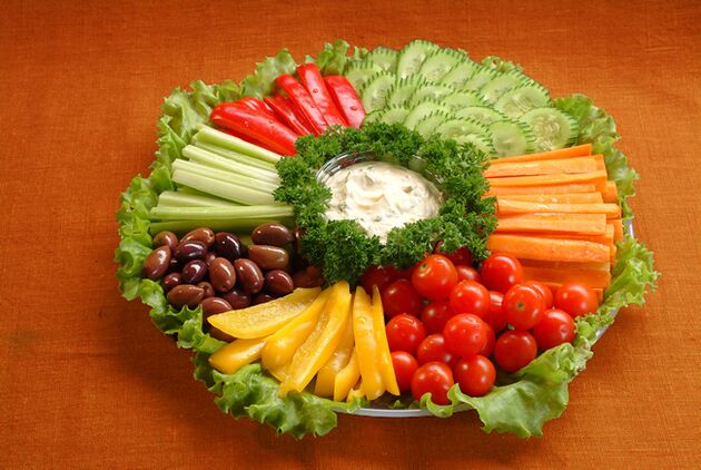 vegetables to lose 10 kg per month