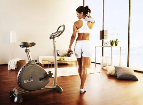 Exercise bike exercise