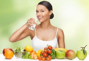 Fruits and vegetables for making diet juices